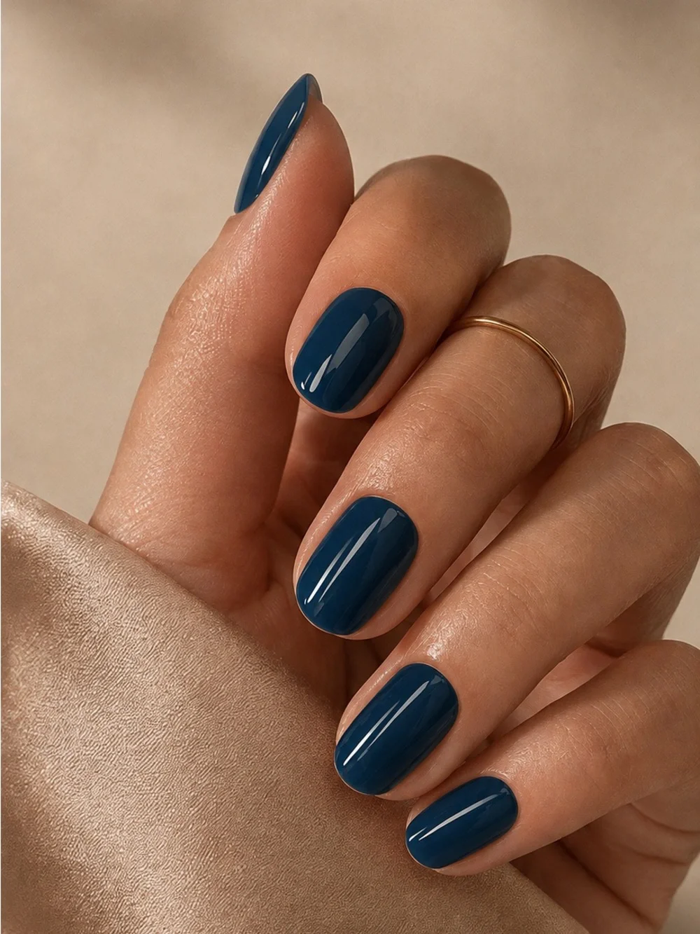 Geluxe Nail Wraps - Pressed Leaf Olive Green